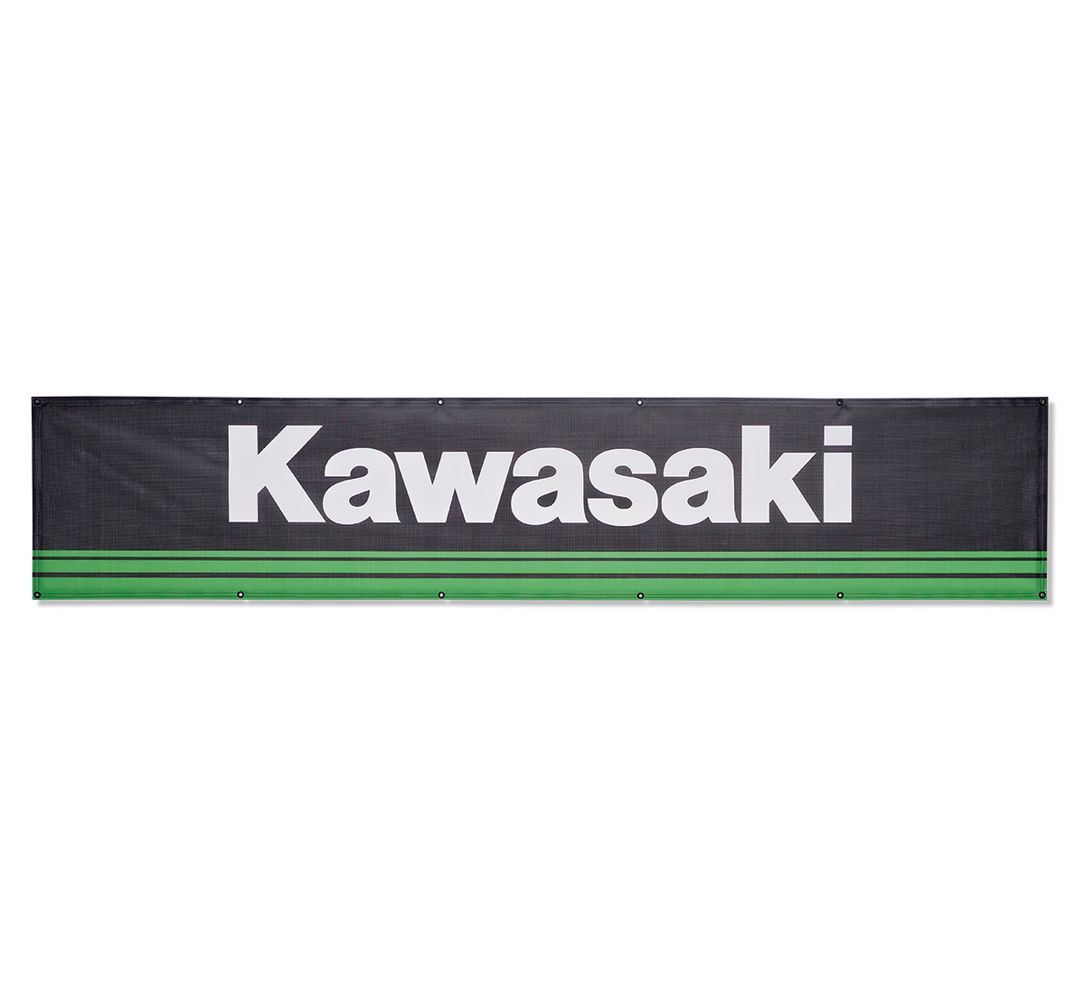 20 Kawasaki 3 Green Lines Mesh Banner 20 Kawasaki 3 Green Lines Mesh Banner